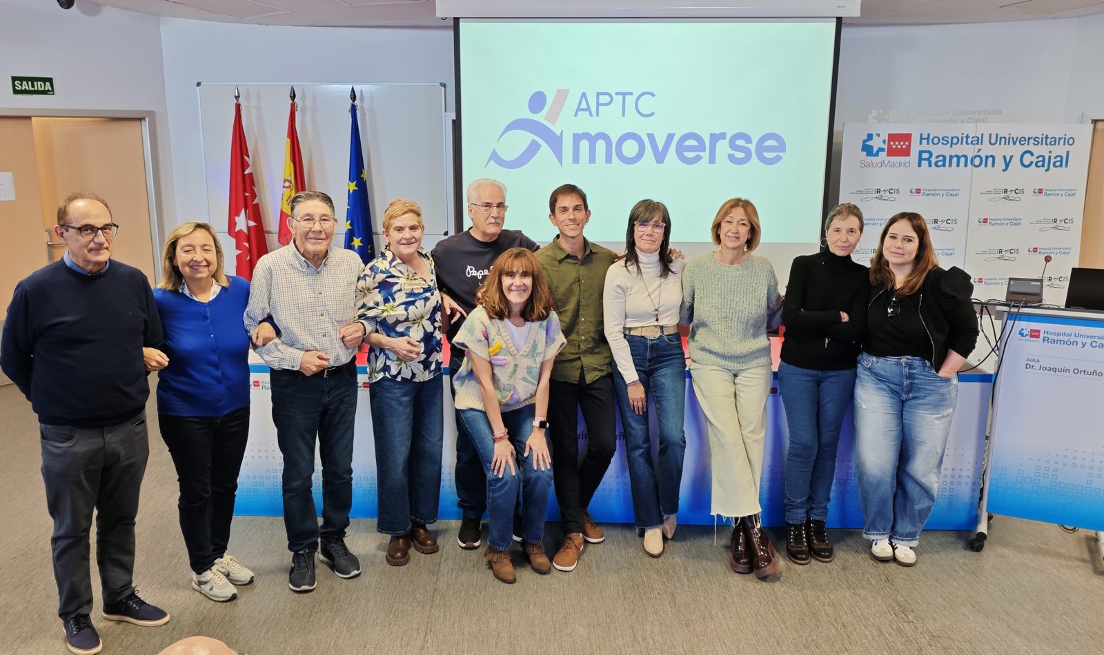 Grupo de Aptc.MOVERSE en el Hospital Ramón y Cajal